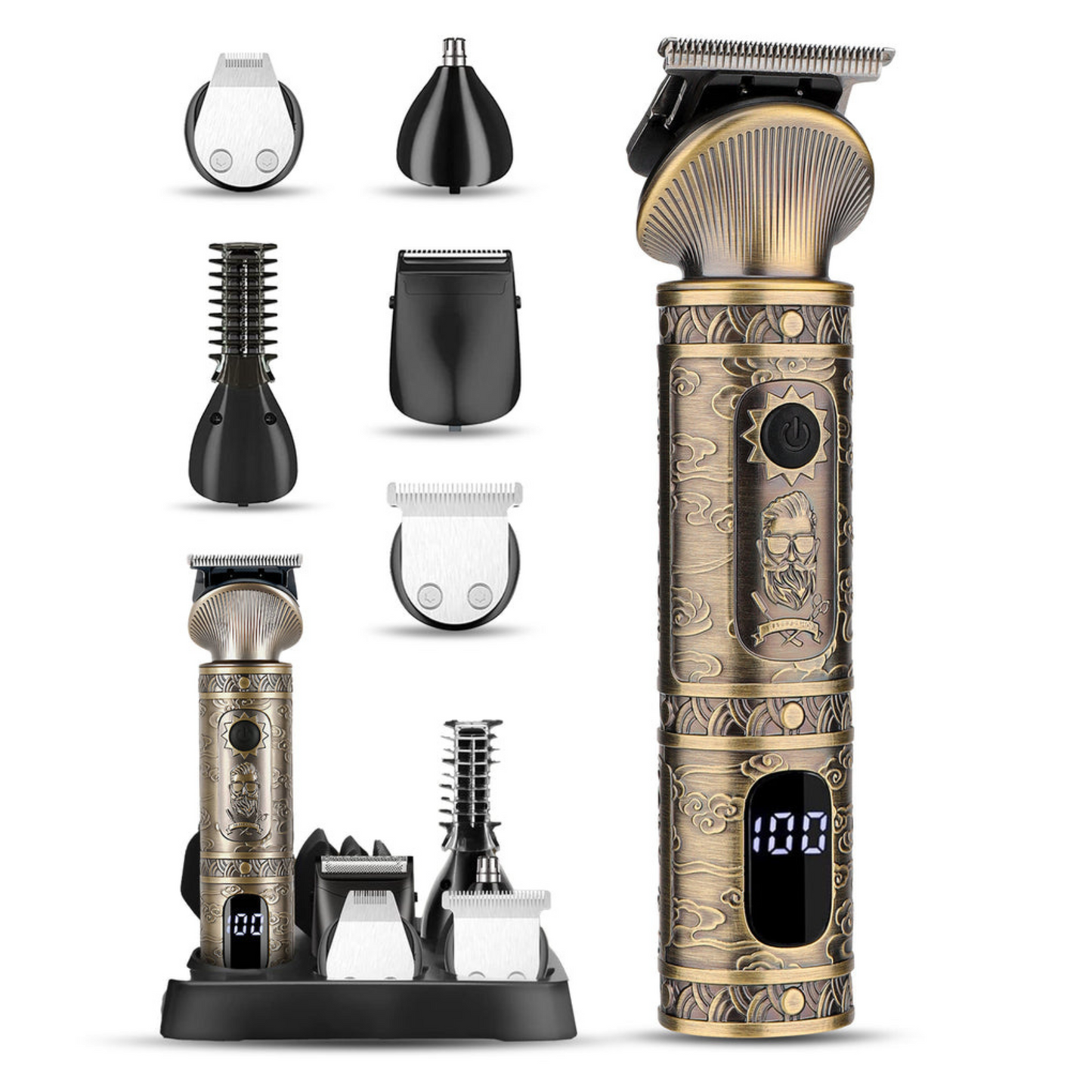 Premium 6-in-1 Electric Grooming Kit for Men