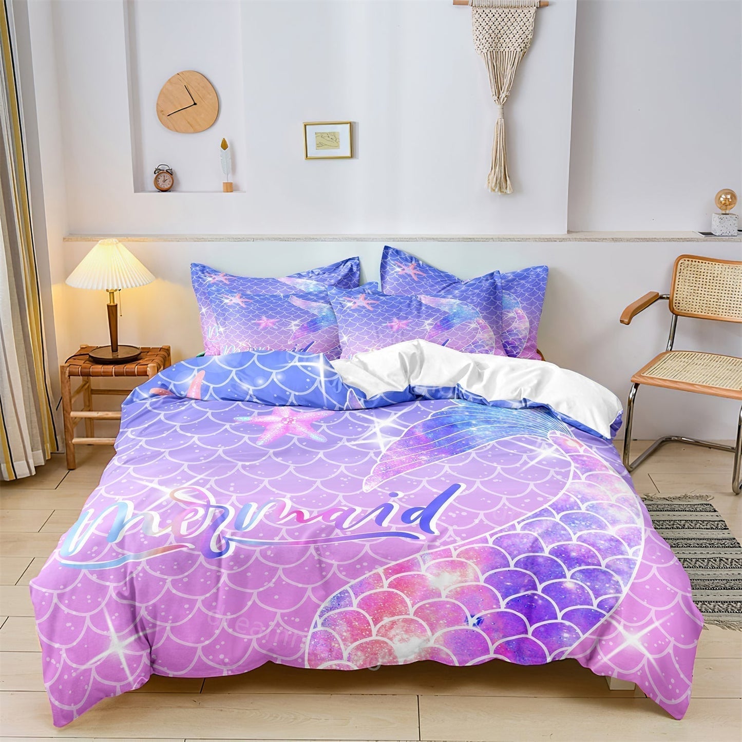 Ocean Blue Underwater Duvet Cover Set - HappyKidMart