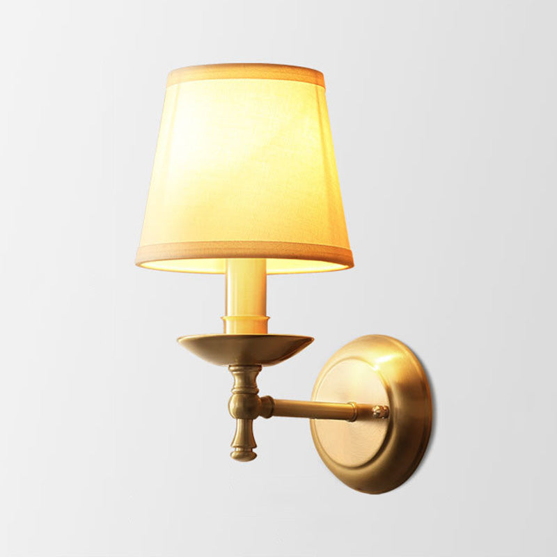 Contemporary Brass Bamboo Wall Light