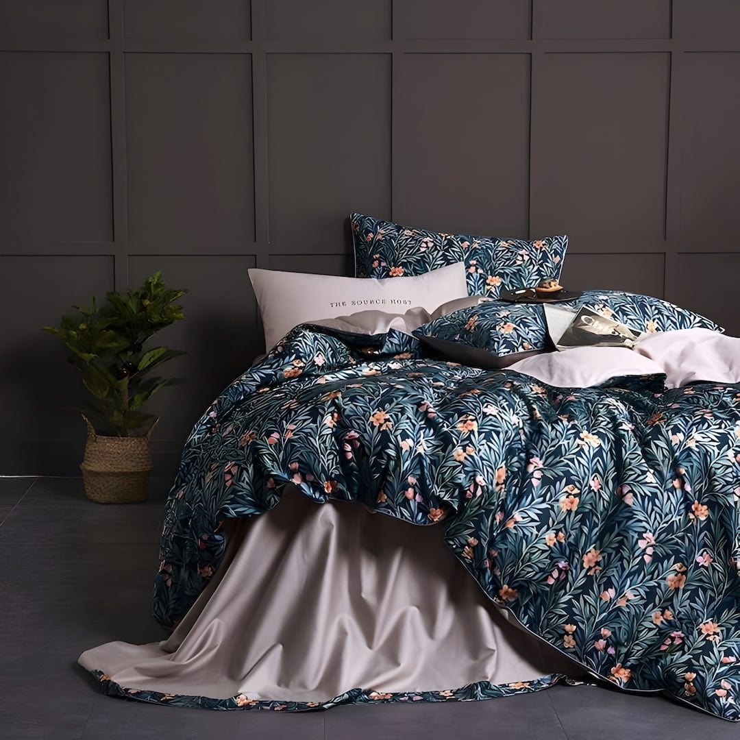 Soft Cotton Bed Sheets | Floral Print Design - HappyKidMart