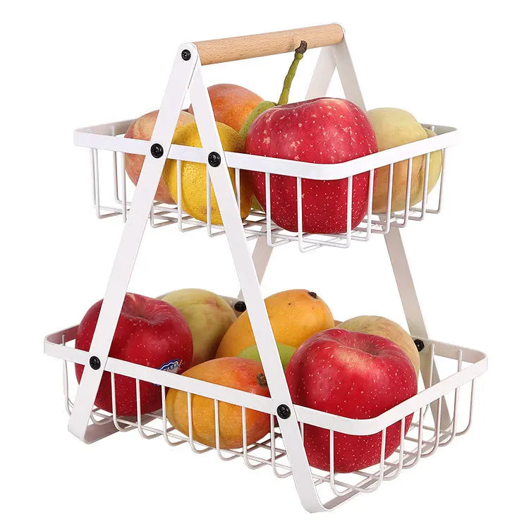 Stylish 3-Tier Metal Fruit Stand