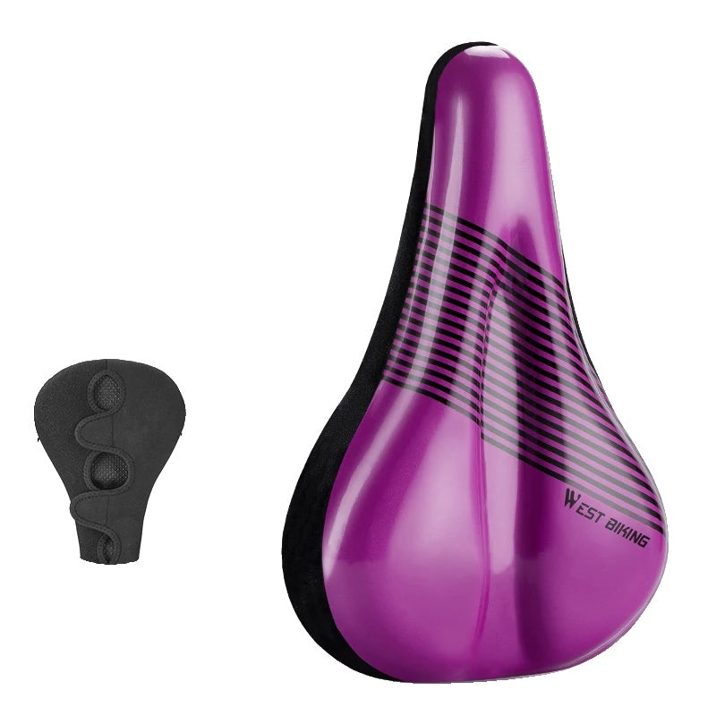 Comfort Bike Seat with Cushion Shock Absorption