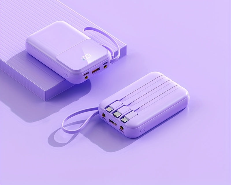 Portable Phone Charger 10000mAh with Cable