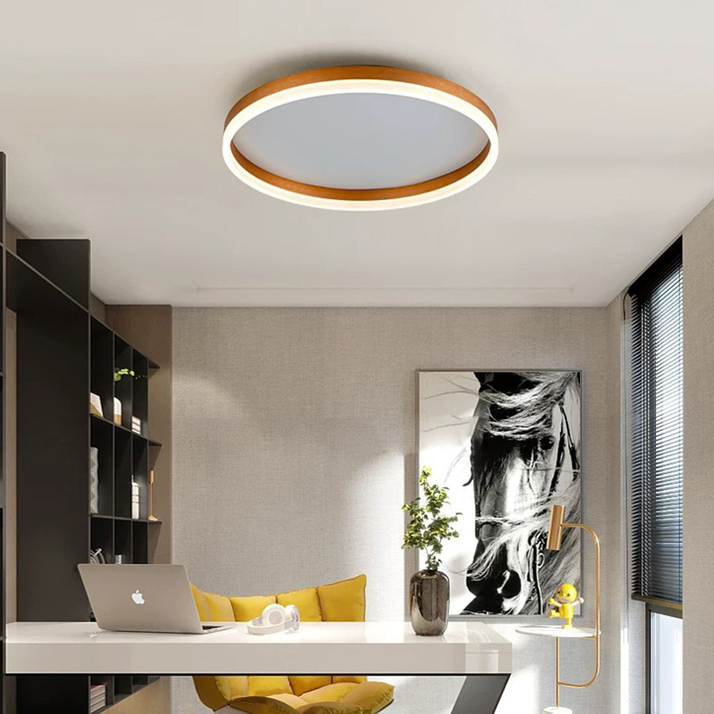 Sleek LED Ceiling Lamp | Simple Circular Style