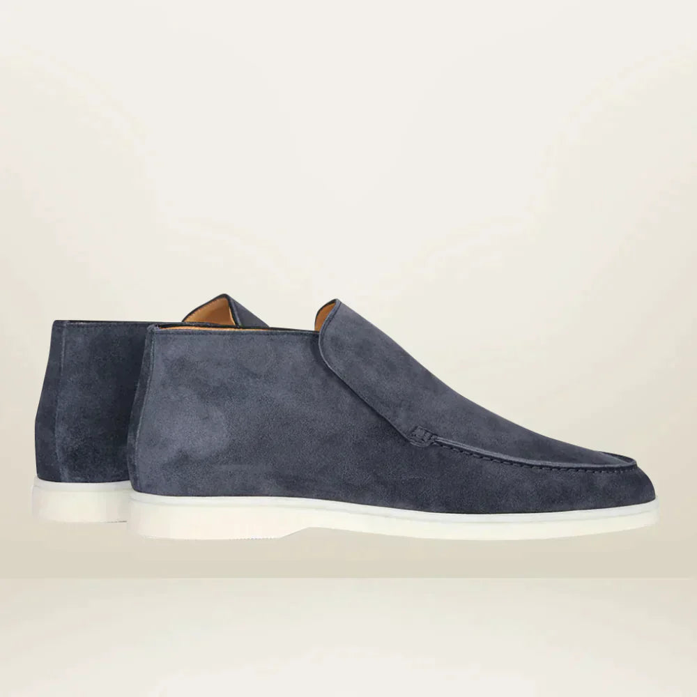 Luxury Faux Leather Slip On Loafers