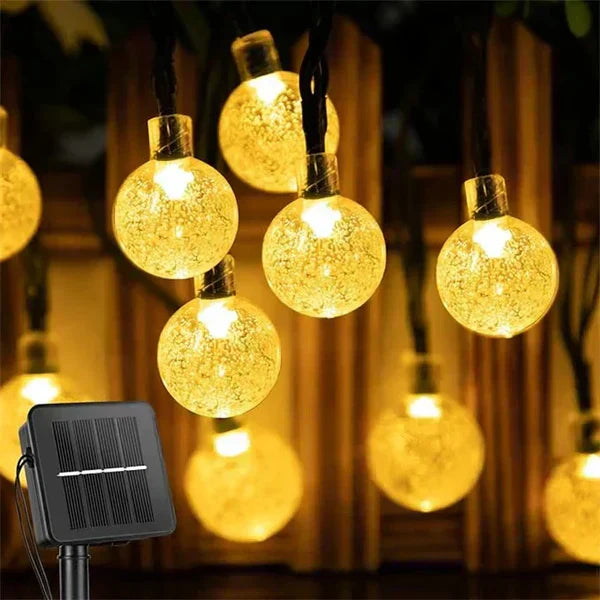 Bright LED Garden String Lights Outdoor Decoration