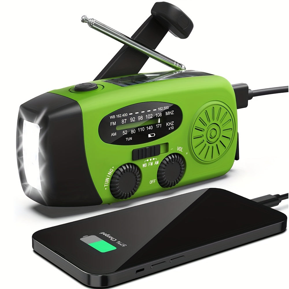 Portable Solar Radio Power Bank Charger - HappyKidMart