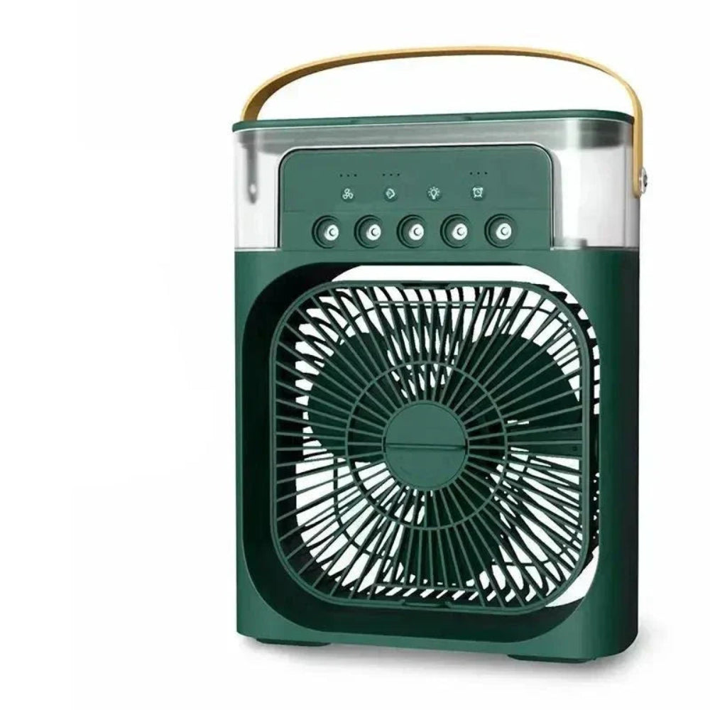 Compact Air Cooler with LED Night Light & USB Power