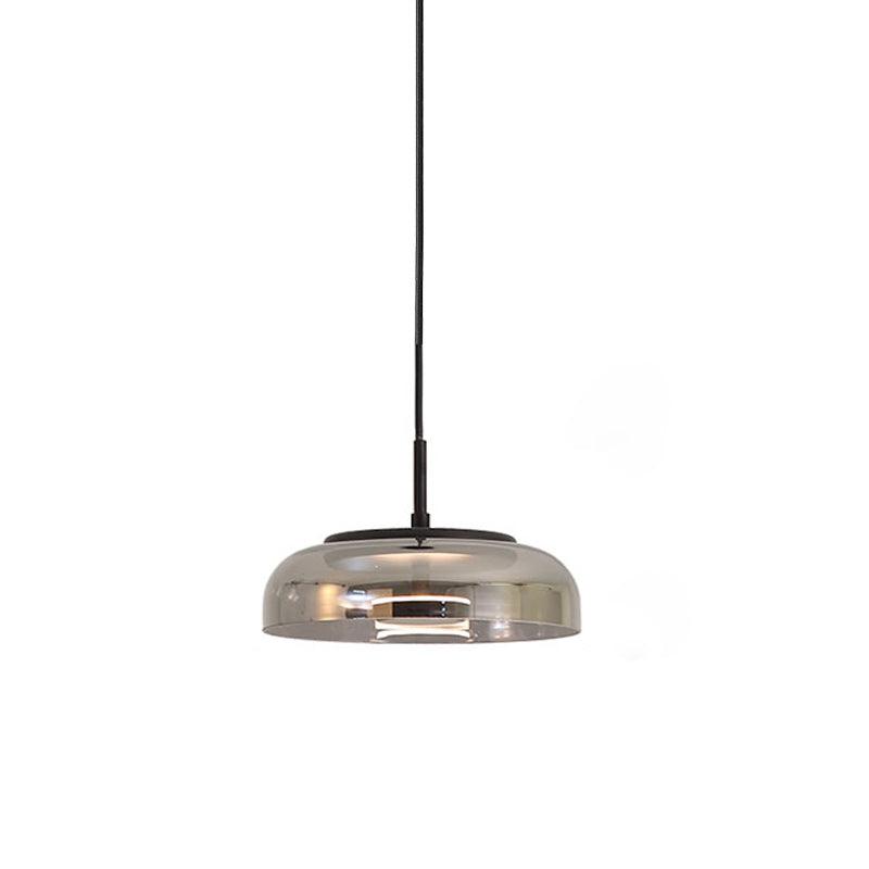 Stylish Glass Hanging Light | Gold and White Shade