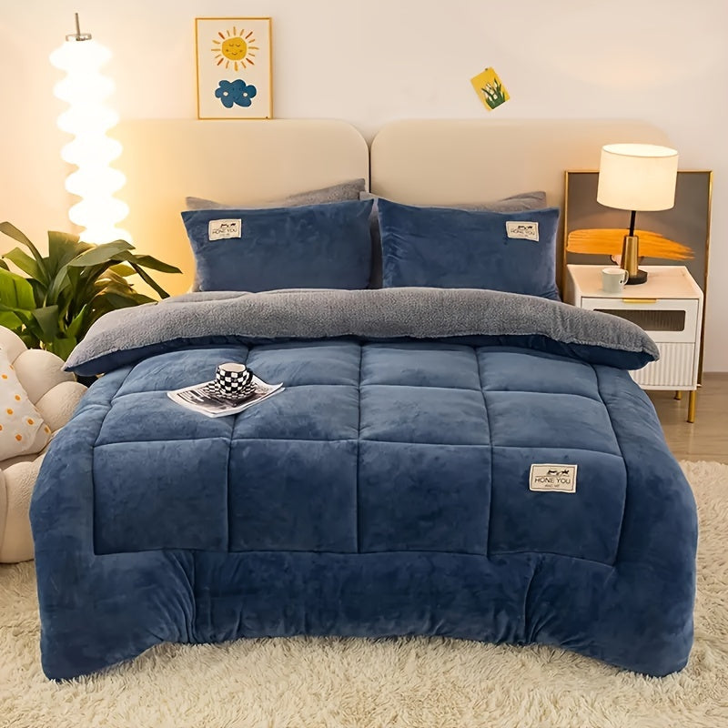 Soft Quilted Bed Comforter Set