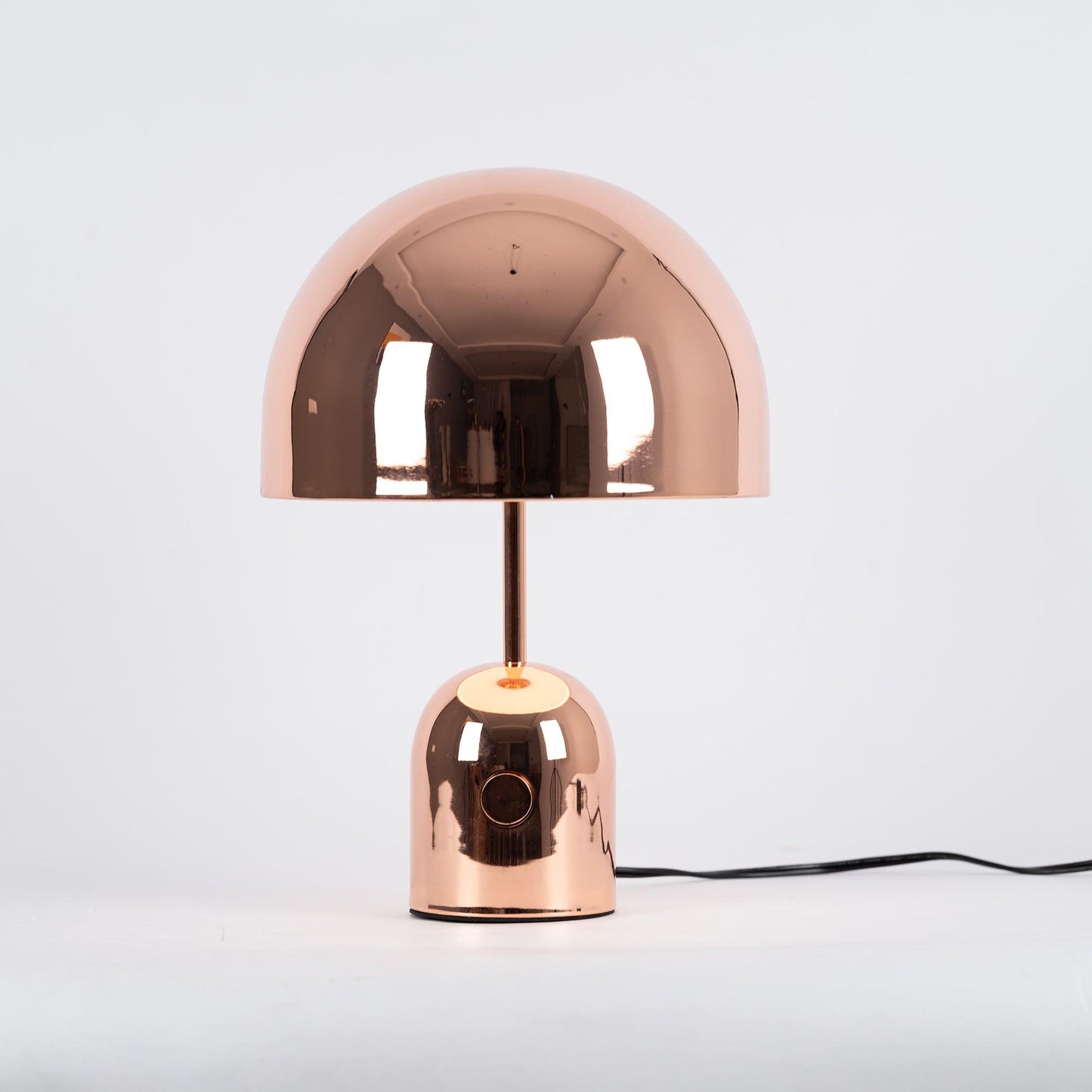 Sleek Glass Table Lamp | Chrome Finish