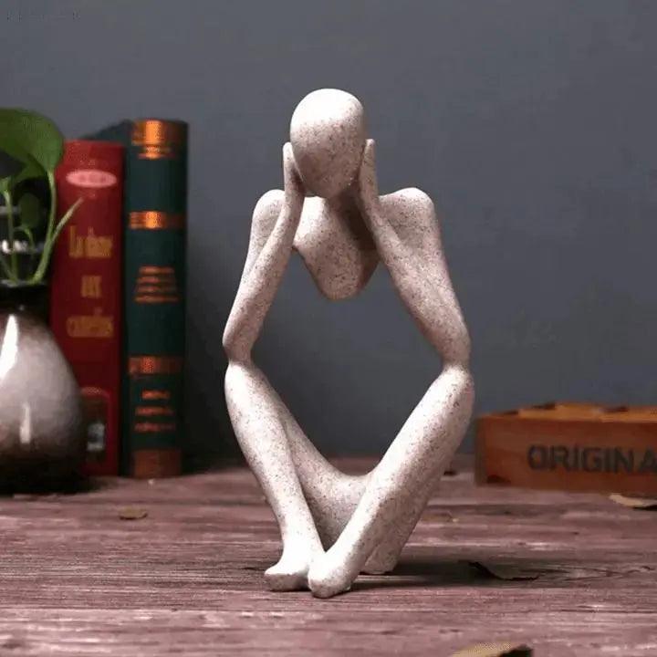 Simple Resin Figurine | Contemporary Decor Statue