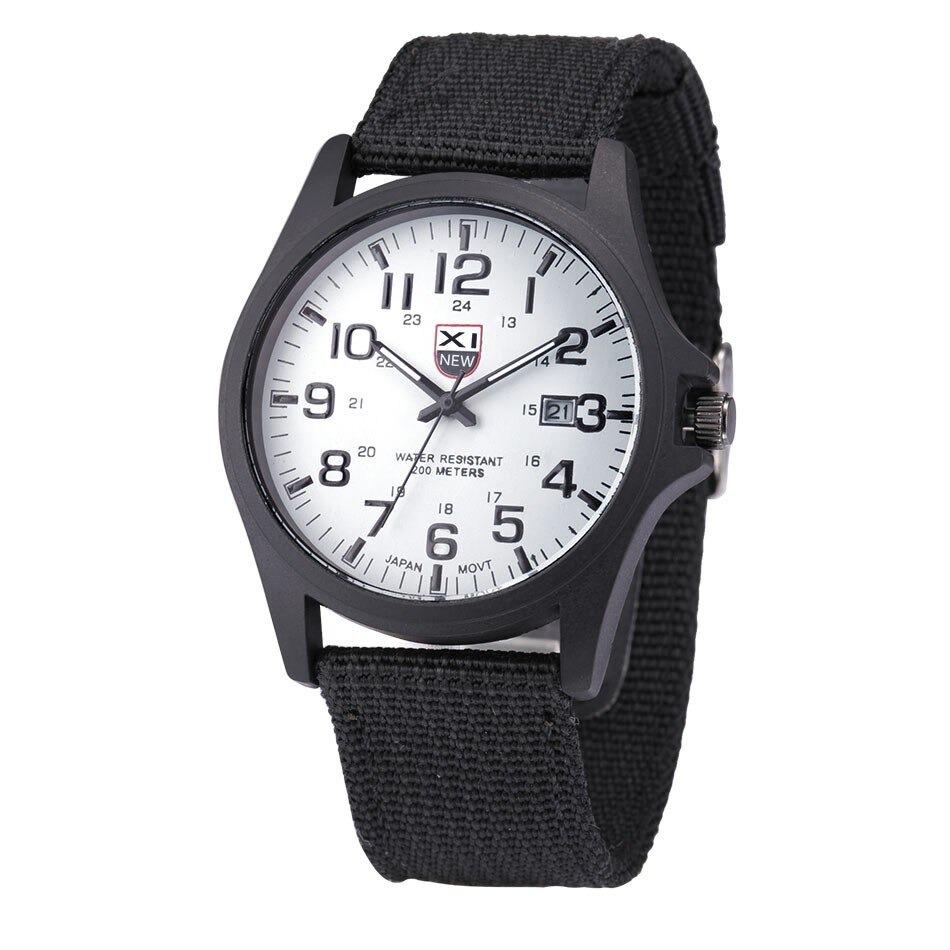 Tactical Sports Watch | Black Strap With Glow Dial