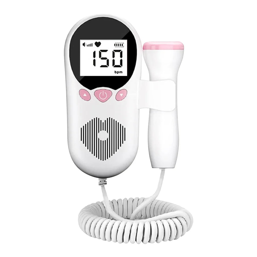Ultrasound Doppler Fetal Heart Rate Baby Monitor