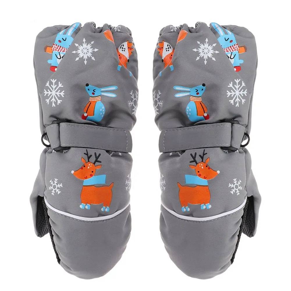 Waterproof Winter Rabbit Kids Gloves