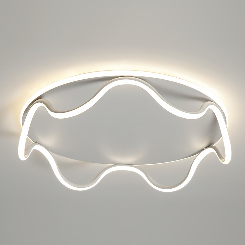 Stylish Wave LED Ceiling Panel Light