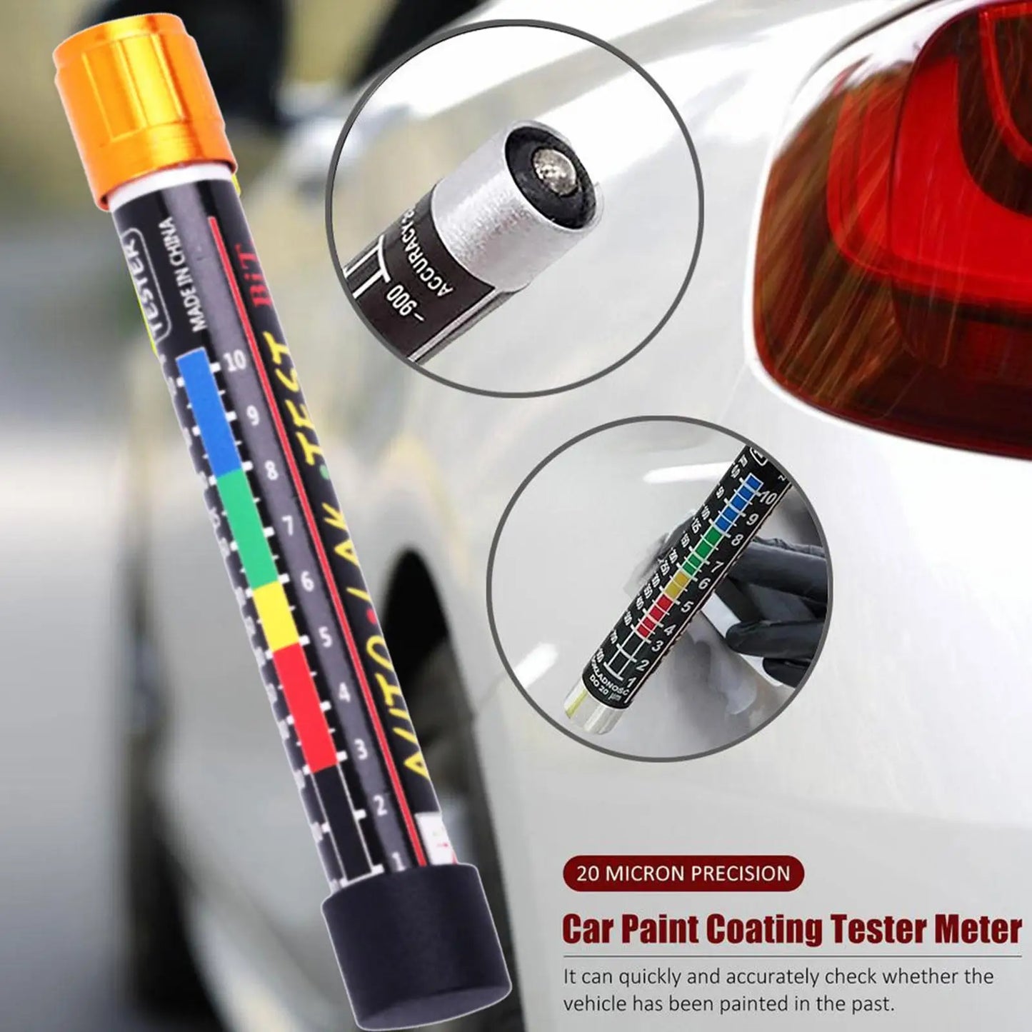 Accurate Paint Meter with Magnetic Tip - HappyKidMart