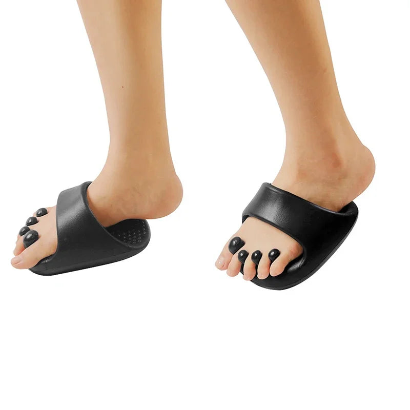 Comfortable Posture Support Slippers | Orthotic Toe Spacer Design