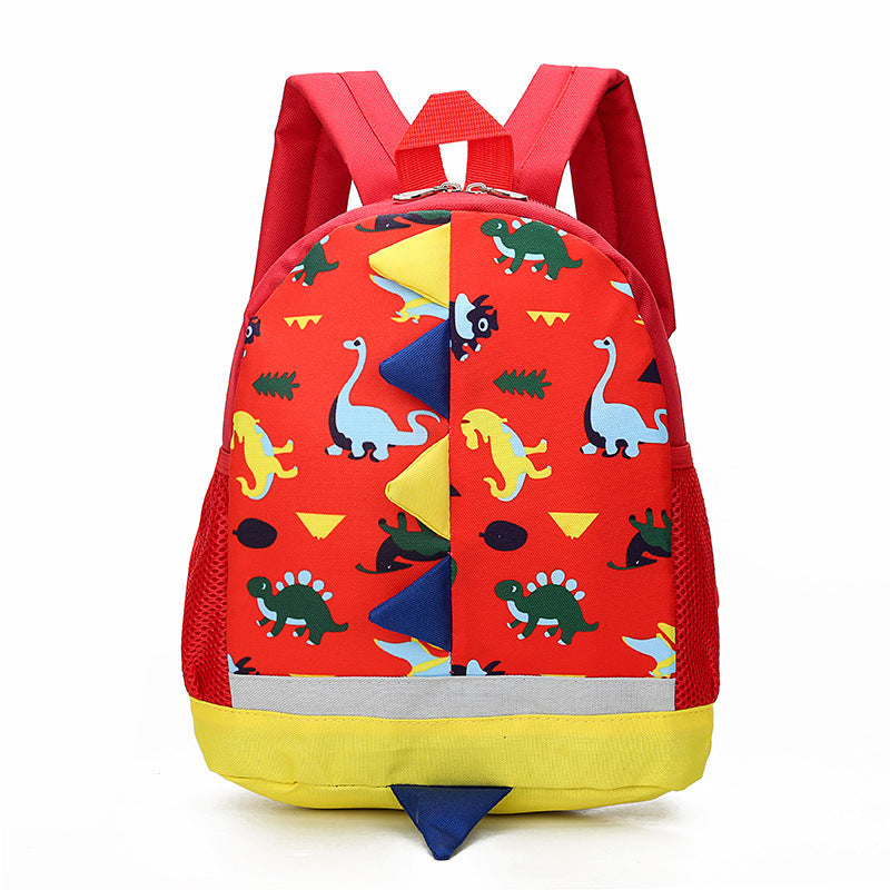 Fun Dino Backpack For Kids Navy Blue 3D Detail