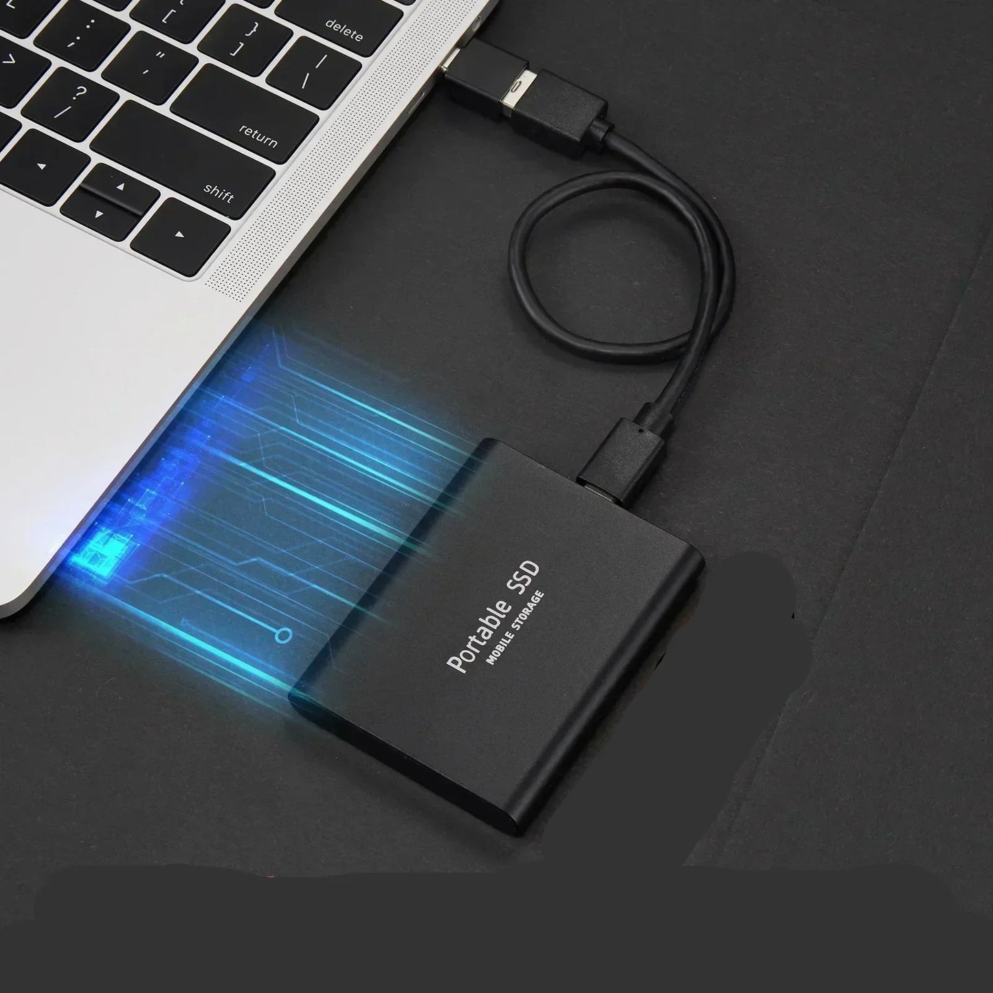 High-Speed SSD 128TB Portable External Drive - HappyKidMart