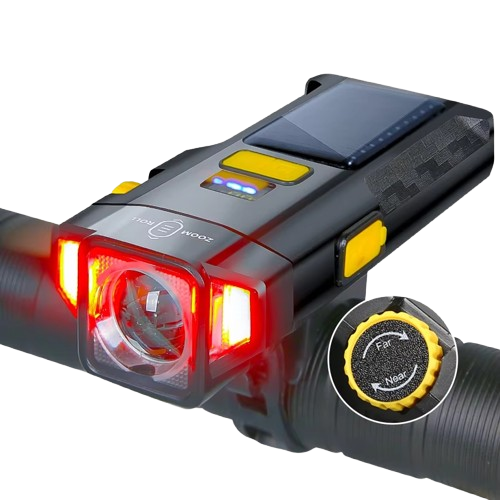 Bright LED Bicycle Light with USB Rechargeable Safety Flasher - HappyKidMart