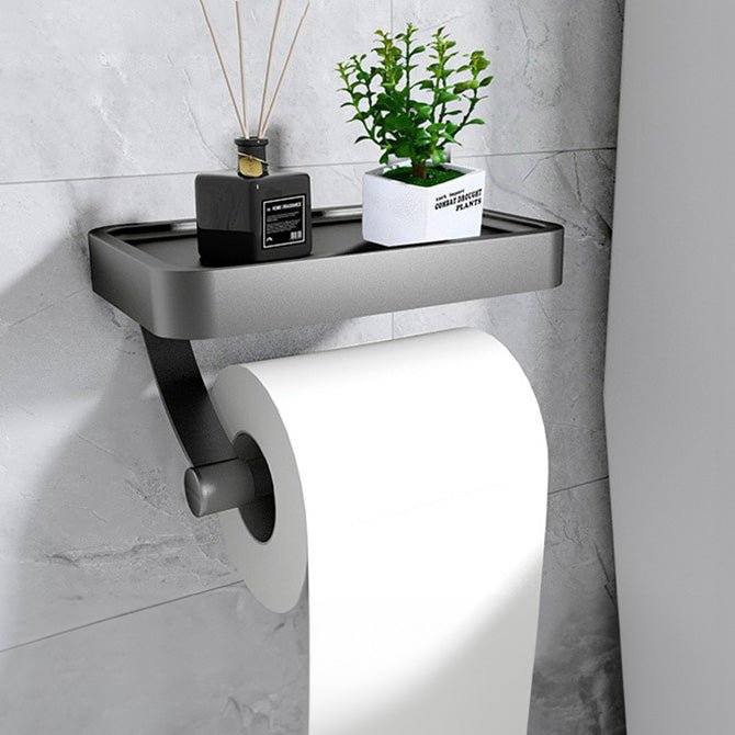 Stylish Bathroom Paper Holder with Storage Rack