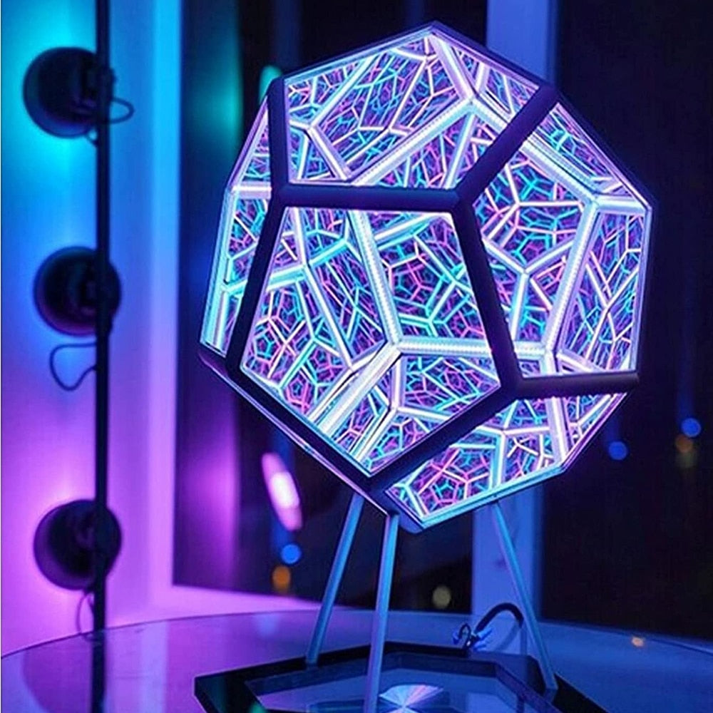 Colorful LED Light | Rainbow Endless Design Lamp - HappyKidMart