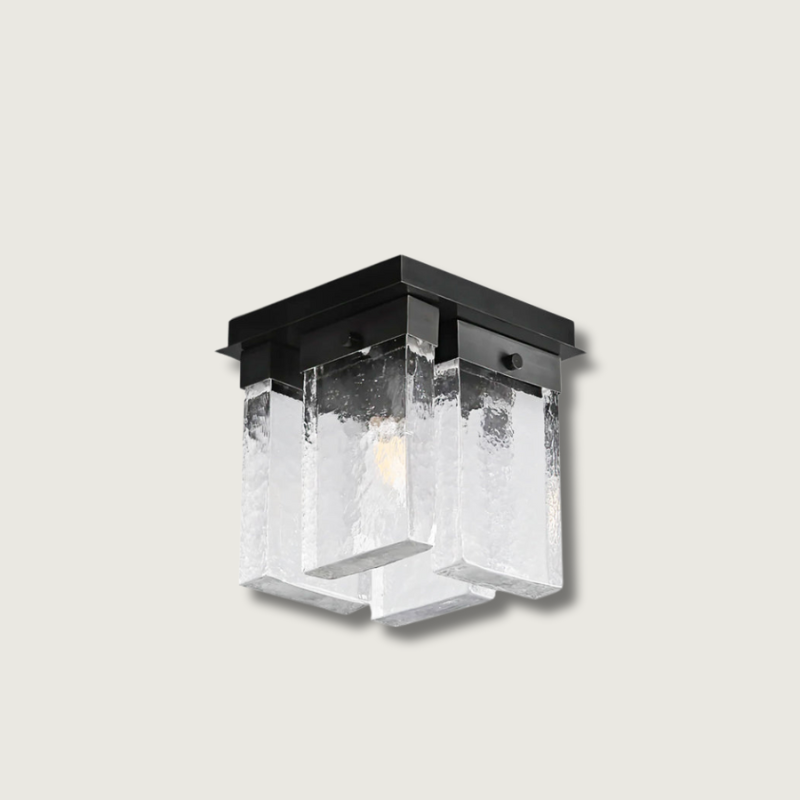 Stylish Overhead Light | Matte Black Metal Shade - HappyKidMart