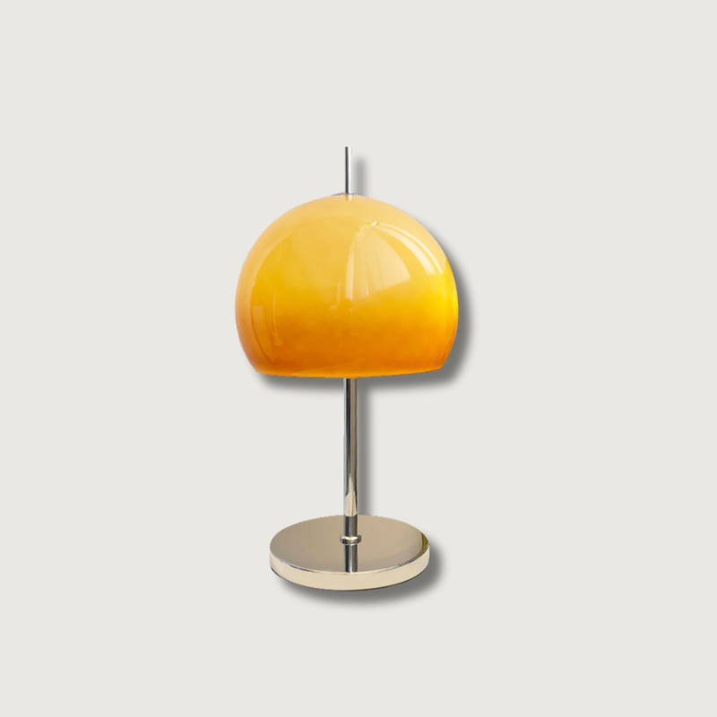 Vintage Desk Lamp | Warm Glass Bell Shade - HappyKidMart