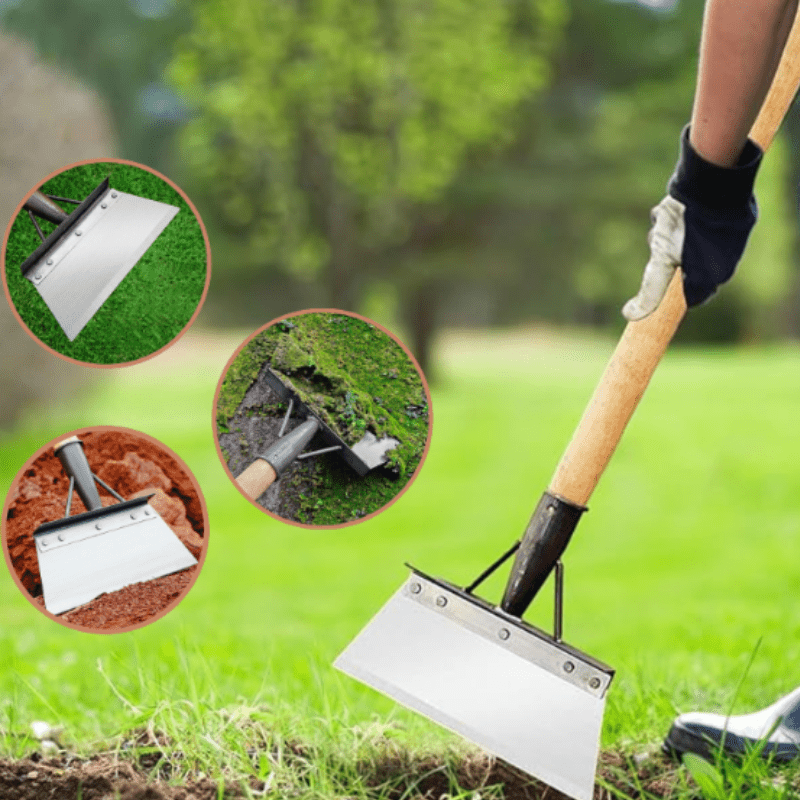 Heavy Duty Stainless Steel Garden Scraper Tool - HappyKidMart