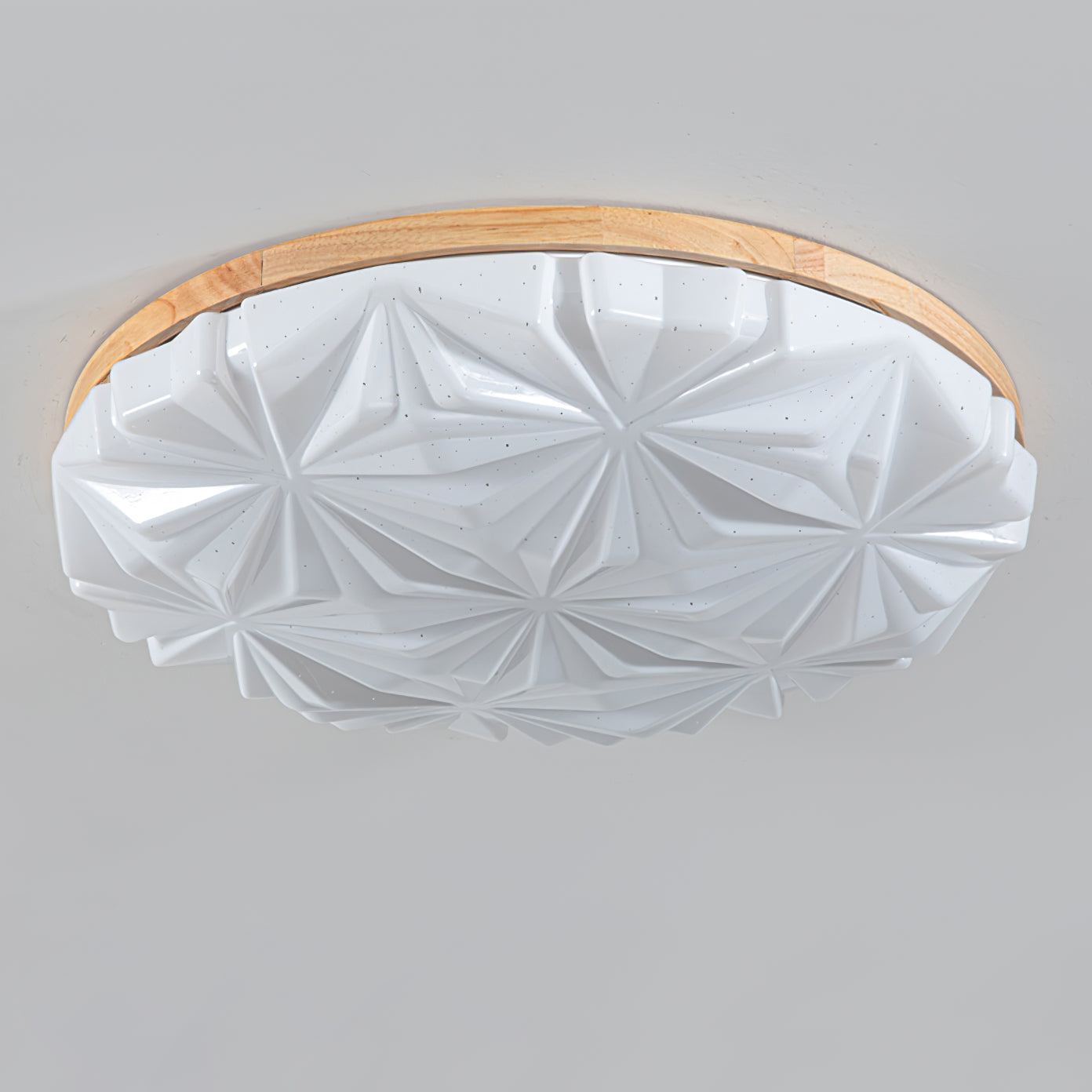 Stylish Wooden Geometric Ceiling Lamp