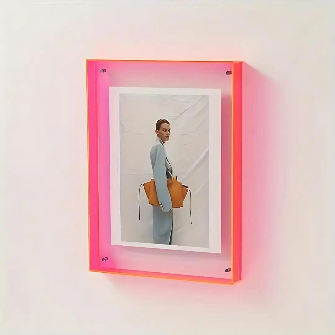 Clear Glass Picture Frame | Elegant Home Decor Style