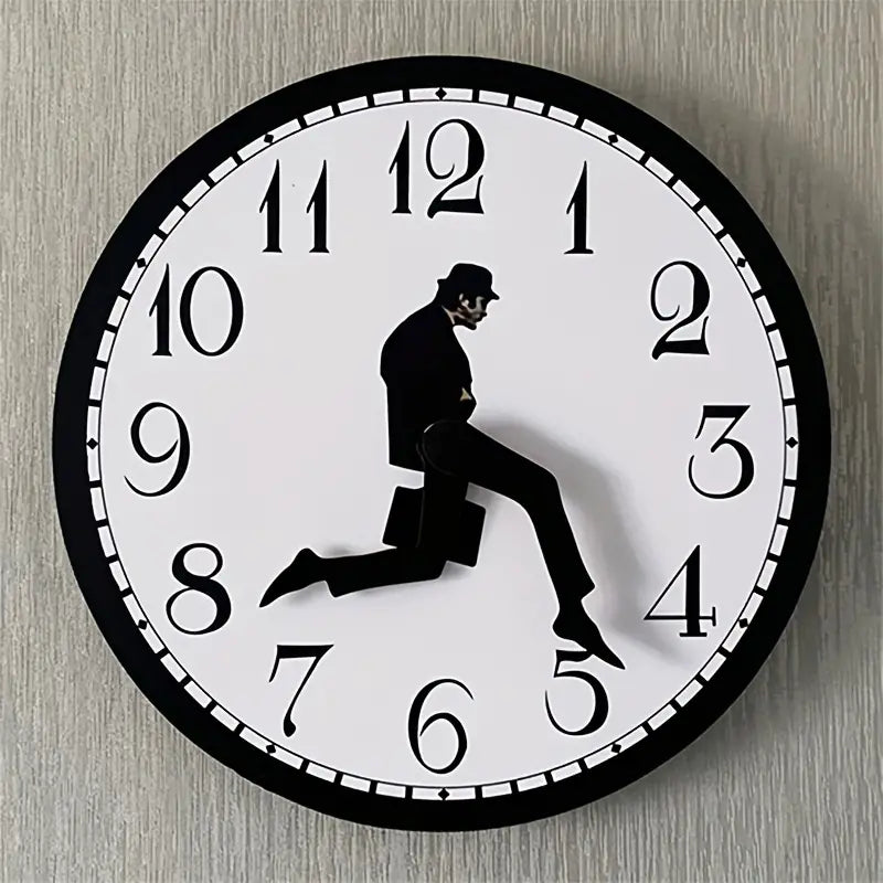 Funny Comedy Wall Clock | Simple Iconic Design - HappyKidMart
