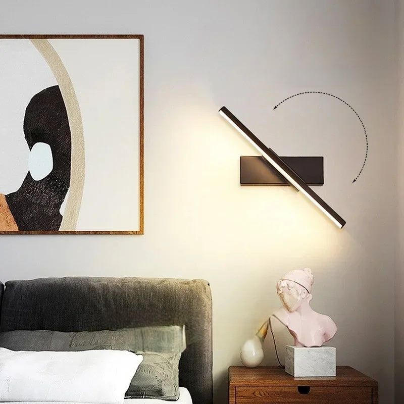 Sleek LED Wall Lamp | Adjustable Slim Design