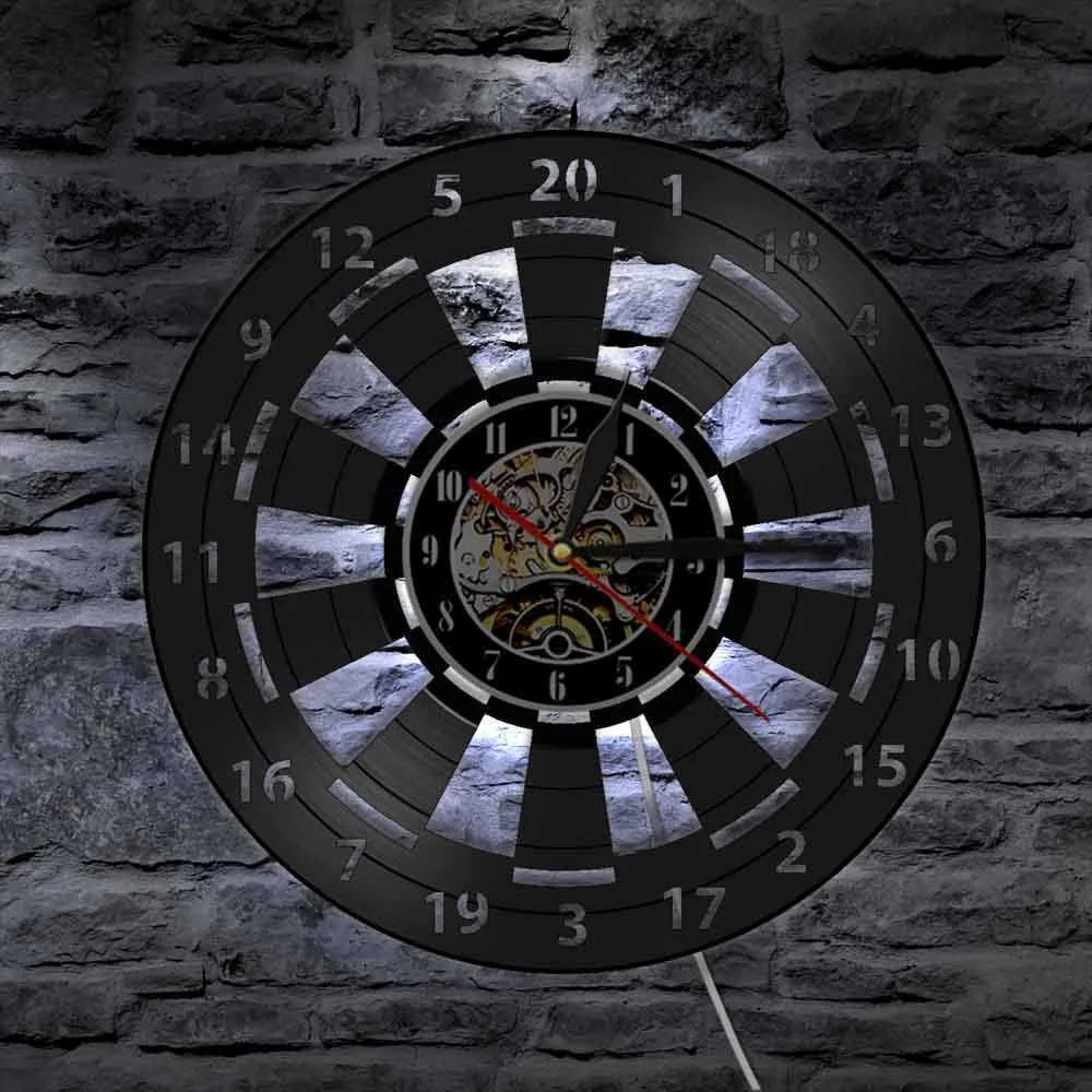 Music Theme Retro Clock