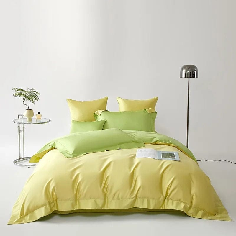 Soft Yellow Green Bedding Set - HappyKidMart