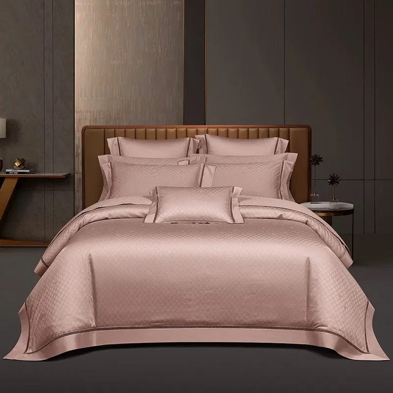 Soft Pink Quilted Cotton Bed Set - HappyKidMart