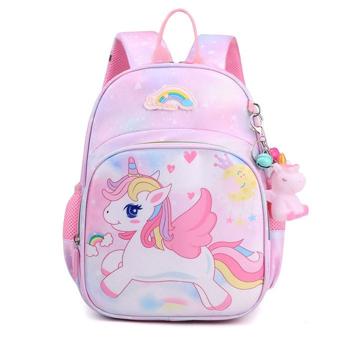 Colorful Girls Backpack | Rainbow Unicorn School Bag - HappyKidMart
