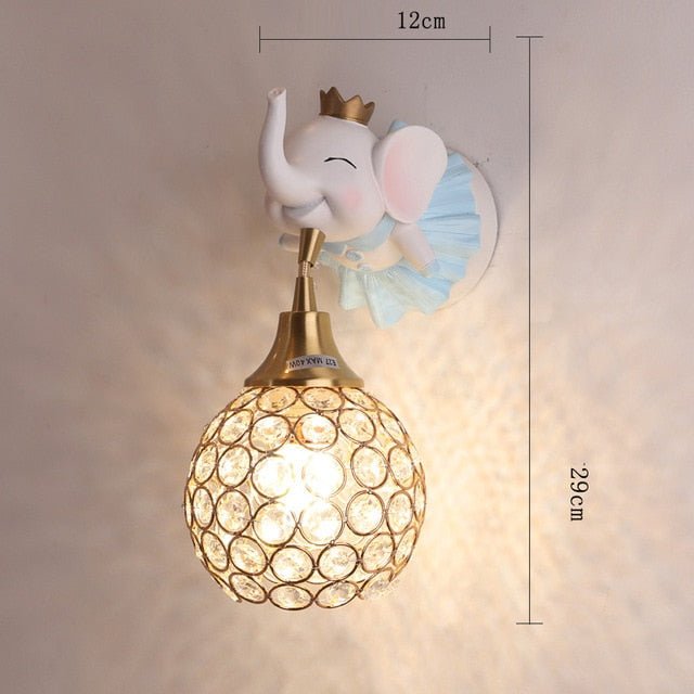 Sparkling Glass Sconce | Elegant Dance Theme