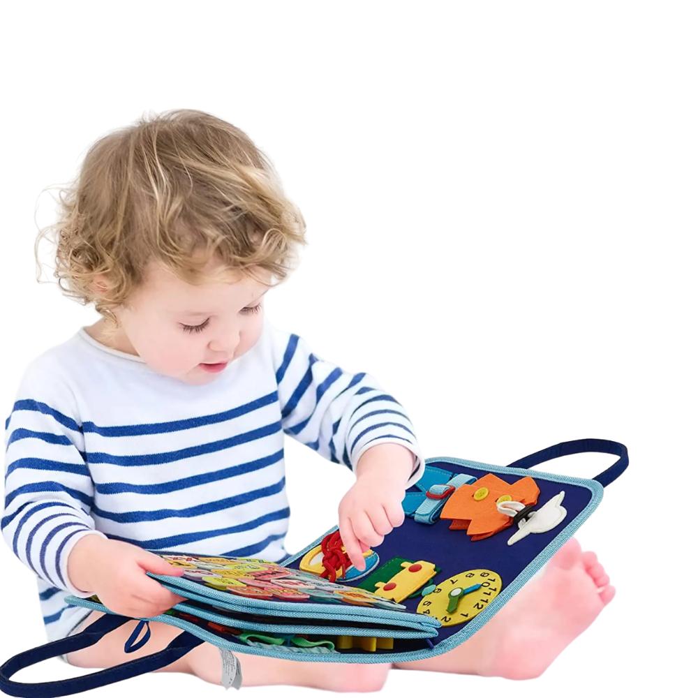 Montessori Toddler Busy Board Educational Activity