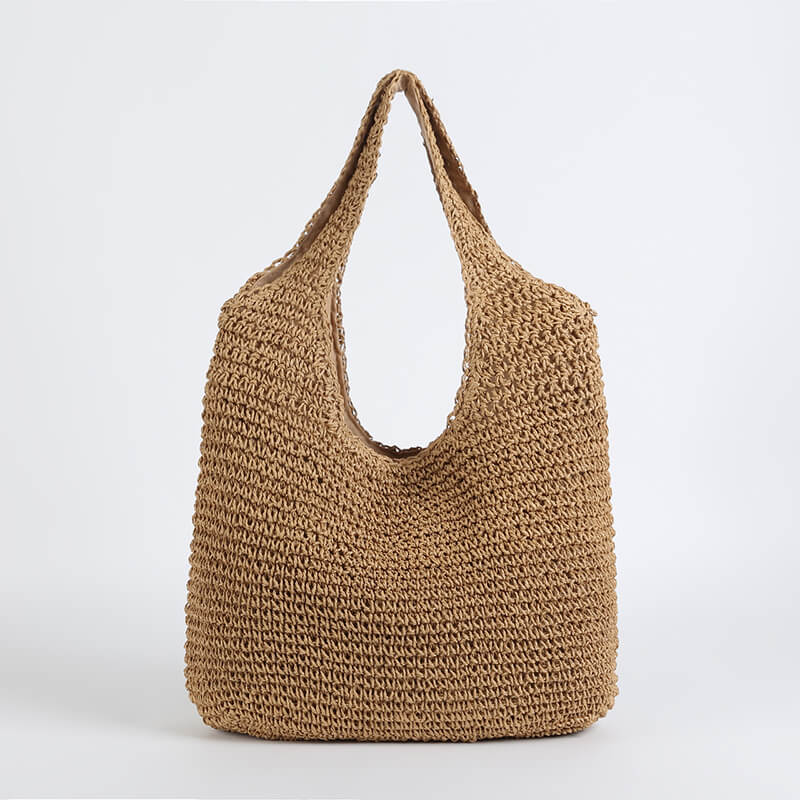 Woven Seagrass Shopper Bag | Beige Summer Tote