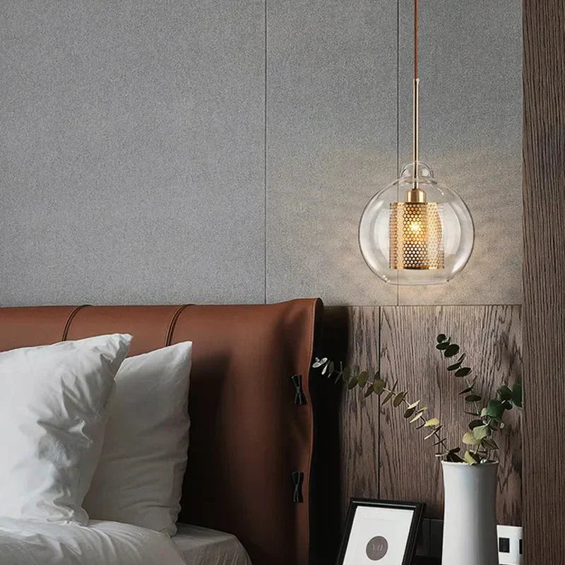 Luxury Metal Pendant Lighting | Gold Steel Shade
