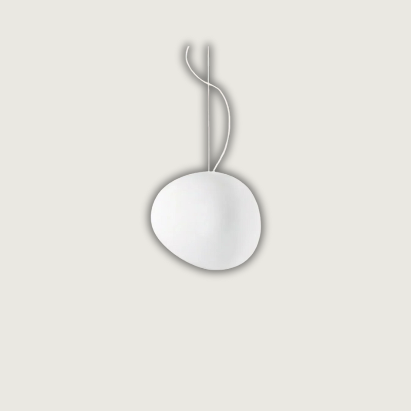 Stylish Hanging Light | Soft Glass Shade - HappyKidMart