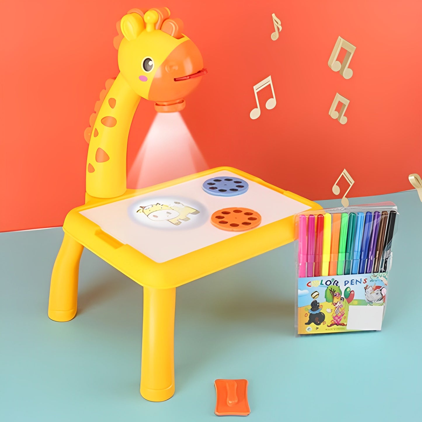 Kids Drawing Projector Table