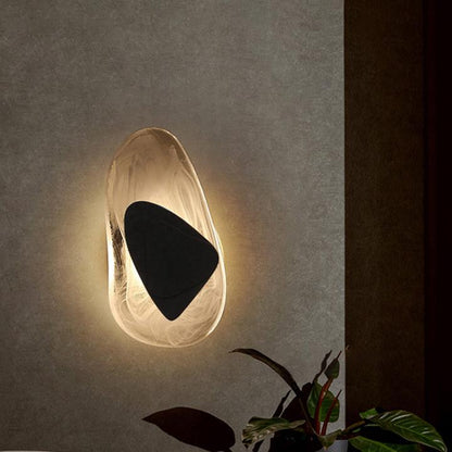 Elegant Glass Wall Light | Clear Modern Sconce