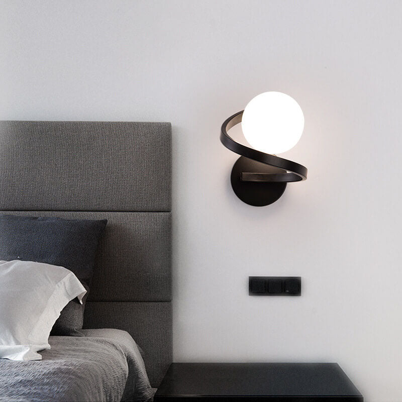 Stylish Iron Spiral Wall Light - HappyKidMart