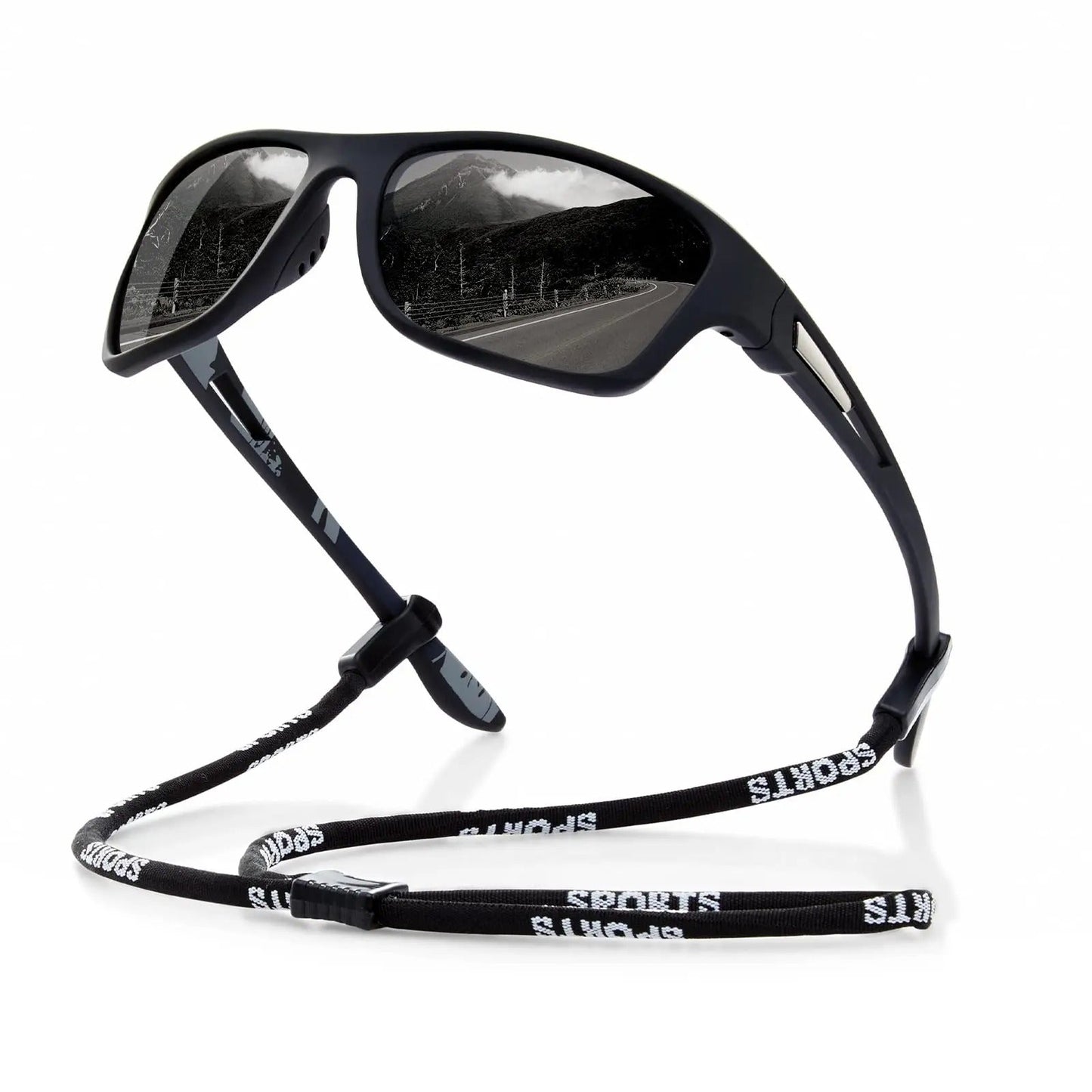 Men's Athletic Sunglasses | UV Protection Red Mirror Shades