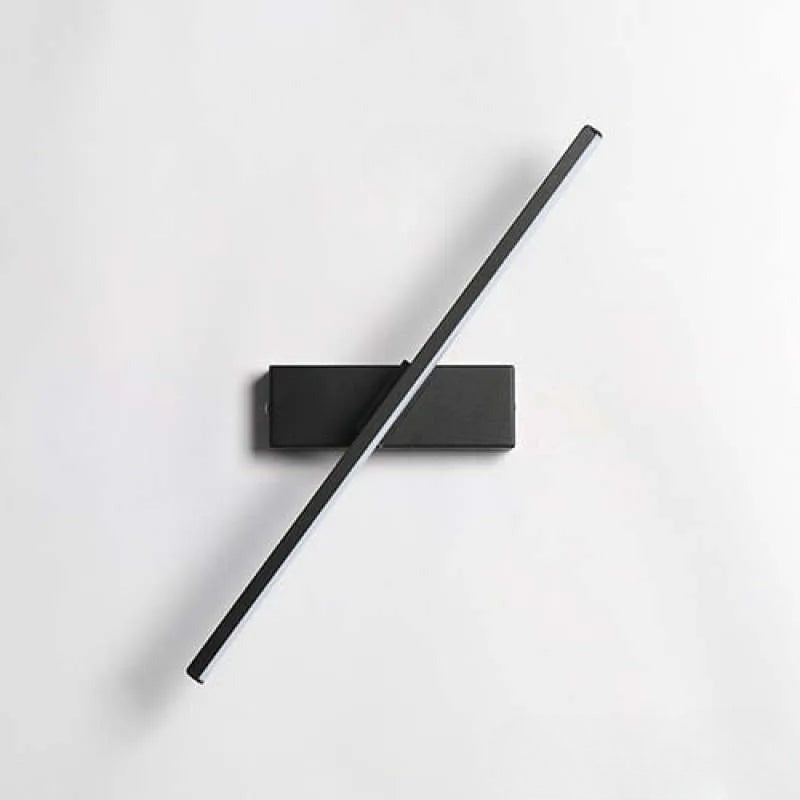 Sleek LED Rotating Wall Lamp | Black and Gold Finish
