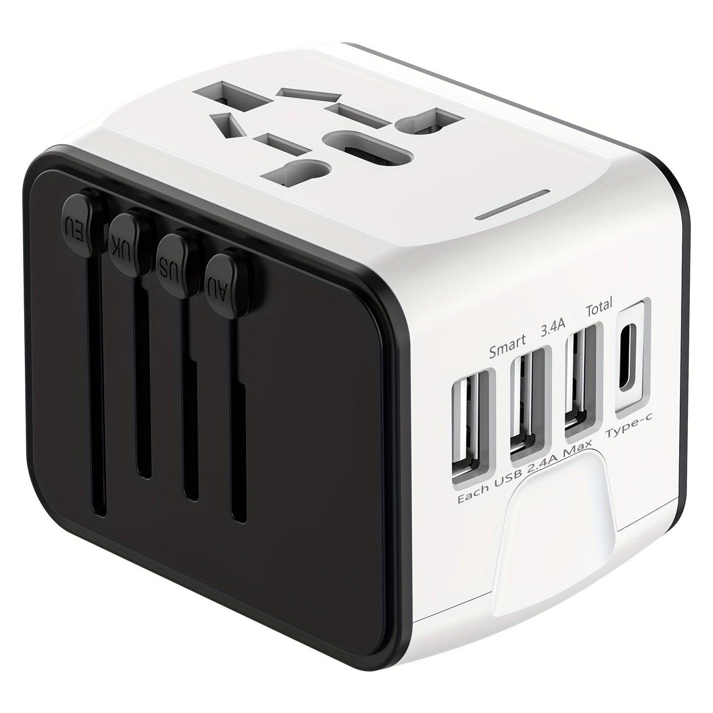 Global Travel Charger | 4 USB Ports with Type C