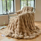 Plush Faux Fur Soft Throw Blanket